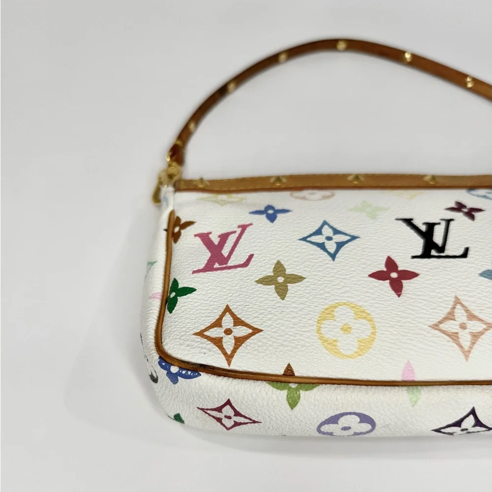 ✨SOLD✨ Vintage Louis Vuitton Murakami Multicolor Pochette - Picture 12 of 16